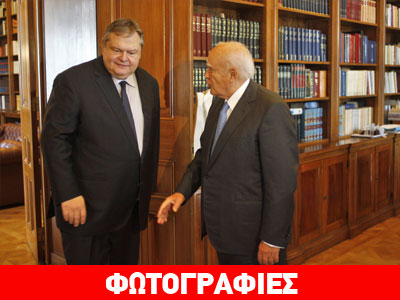 Ενημέρωση Παπούλια από Βενιζέλο για τις επισκέψεις του στη Μέση Ανατολή